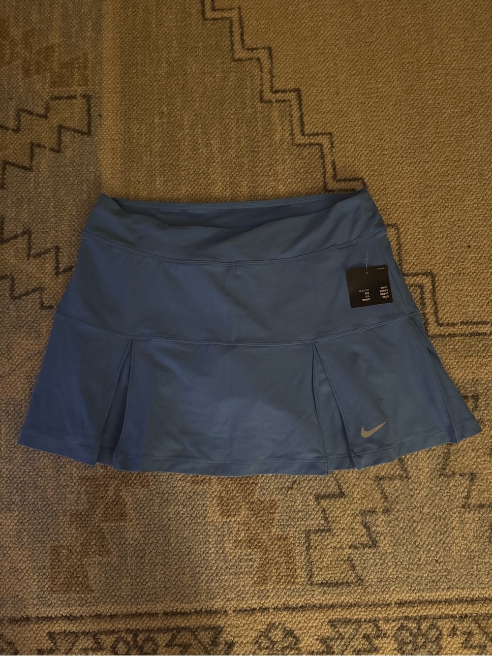 Nike Light Blue Pleated Athletic Skort